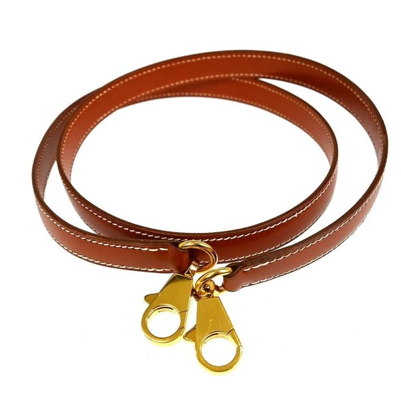Hermes Shoulder Strap For Kelly Box Calf Brown Accessories XX08341 - Picture 1 of 4